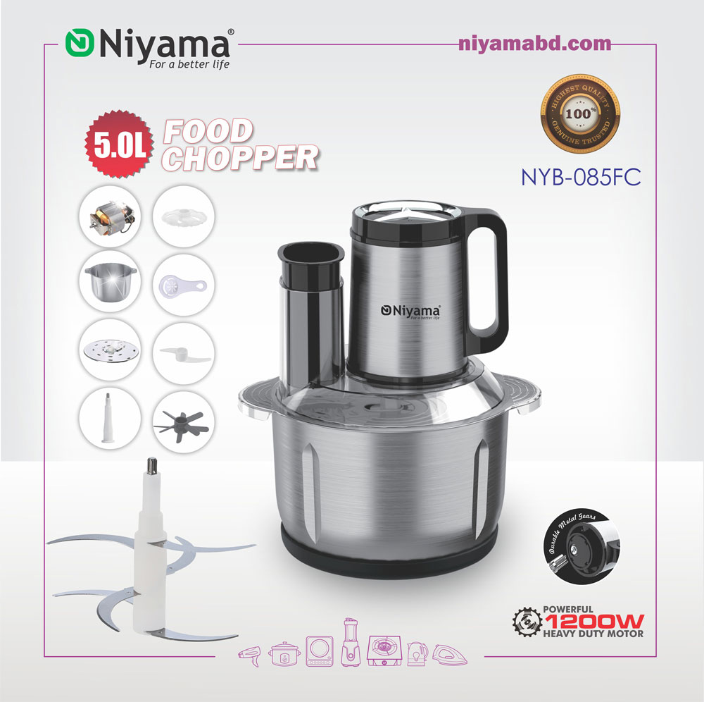 Power Meets Precision: The Niyama NYB-085FC 5.0L Food Chopper